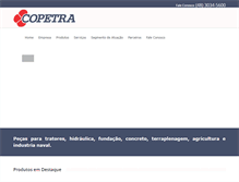 Tablet Screenshot of copetra.com.br